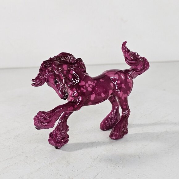 Breyer Stablemate Series 7 TSC Chase Gypsy Vanner 2025 Pink Dapples - Picture 2 of 9